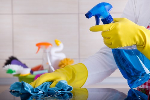Commercial cleaning for a business property in W10