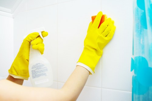Stone and tile floor deep cleaning service in W10