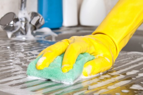 Detailed builder’s clean for kitchen and surfaces in W10 home